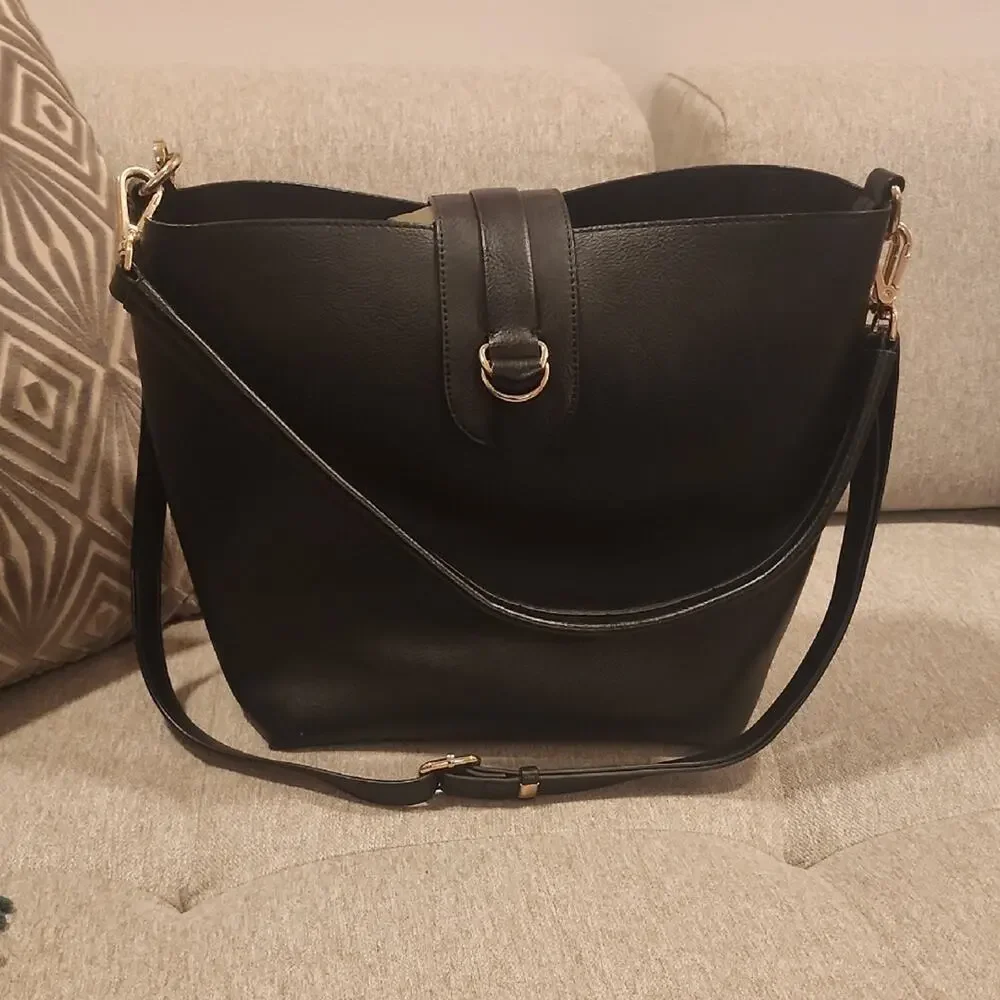 Rosemunde Copenhagen Tote B0208  Black Vegan Leather